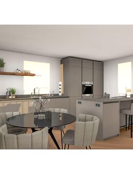 Exklusive Wohnung mit hochwertiger Designer-Möblierung und atemberaubendem Blick über Bad Bentheim! - Bad Bentheim