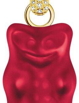 THOMAS SABO Kettenanhänger THOMAS SABO x HARIBO Schmuck: Großer Anhänger Goldbär, mit Kristallglas, Zirkonia (synth)