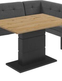 OTTO home Eckbankgruppe Geranie, Sitzgruppe, Eckbank inkl. Stauraum, Esstisch, 2 Freischwinger, (Set, 4-tlg., Eckbank inkl. Stauraum wahlweise links und rechts montierbar), Eckbank inkl. Stauraum wahlweise links oder rechts montierbar