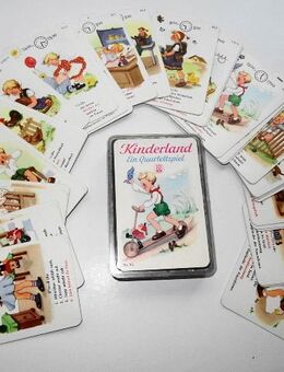Kinderland. Ein Quartettspiel, Kartenspiel, Schmid, Vereinigte Münchener Spielkarten-Fabrik - Königsbach-Stein
