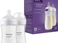 Philips AVENT Babyflasche Natural Response SCY906/02, 2 Stück, 330ml, ab dem 3. Monat