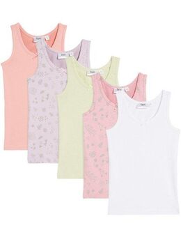 bonprix Unterhemd (Packung, 5-St., 5) Unterhemd mit weicher Baumwolle (5er Pack)