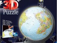 Ravensburger 3D-Puzzle Globus mit Licht, 540 Puzzleteile, mit LED-Modul, Made in Europe