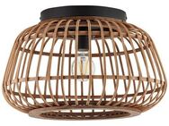 Brilliant Deckenleuchte Nikka, ohne Leuchtmittel, Deckenlampe 40cm schwarz/natur