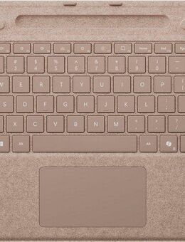 Microsoft Surface Pro Keyboard mit Stiftaufbewahrung Tastatur mit Touchpad