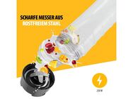 Tristar Standmixer BL-4485 Smoothie Maker, 250 W, 500ml Becher – Blender to go – Edelstahlklingen – mit Deckel