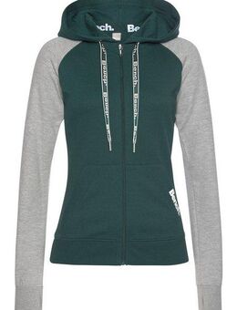 Bench. Loungewear Kapuzensweatjacke mit farblich abgesetzten Ärmeln, Loungeanzug