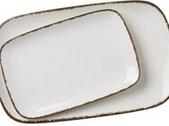 Ritzenhoff & Breker Servierplatte Casa, Porzellan, (Set, 2-tlg., 1 Platte groß, 1 Platte klein)