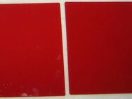 0124 Zwei rote Scheiben für Halogen-PAR 150 x 190 x 3mm  0124 - Lüdenscheid