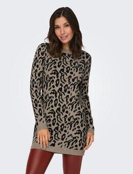 ONLY Strickkleid ONLJENNI LS ANIMAL DRESS EX KNT