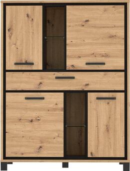 FORTE Highboard Trondheim, Höhe 161 cm