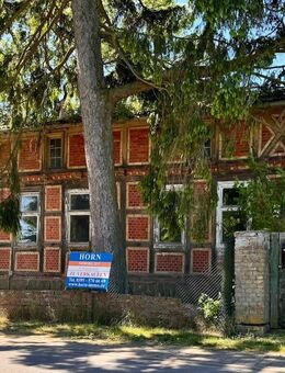HORN IMMOBILIEN ++ denkmalgeschütztes Fachwerkhaus in Bergholz bei Löcknitz - Bergholz