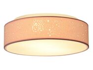 Zedelmaier Lampenschirm Deckenlampe Deckenleuchte mit Stoff-Lampenschirm, Wohnzimmerlampe Schlafzimmer Kinderzimmer Flur Lampe