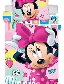 Disney Minnie Tidy Kinderbettwäsche 100x135 cm, 40x60 cm - Neumünster