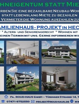 -- Wohneigentum statt Miete ! -- - Hechingen