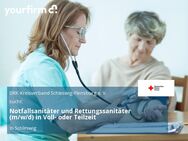 Notfallsanitäter und Rettungssanitäter (m/w/d) in Voll- oder Teilzeit - Schleswig