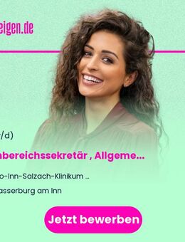 Fachbereichssekretär (m/w/d), Allgemeinpsychiatrie und Psychosomatik - Wasserburg (Inn)