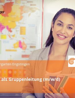 ErzieherIn als Gruppenleitung (m/w/d) - Engstingen
