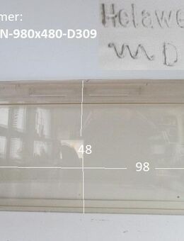 Wohnwagenfenster HelawerkP D309 ca 98 x 48, Fendt / Tabbert, klar, neue Ware mit Lagerspuren - Schotten Zentrum