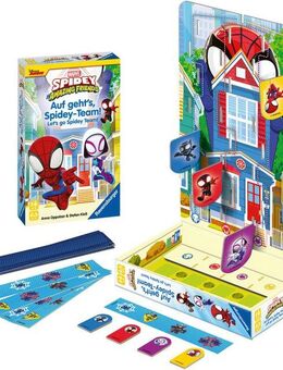 Ravensburger Spiel Spidey and his Amazing Friends - Auf geht's, Spidey-Team!, Mitbringspiel, Made in Europe