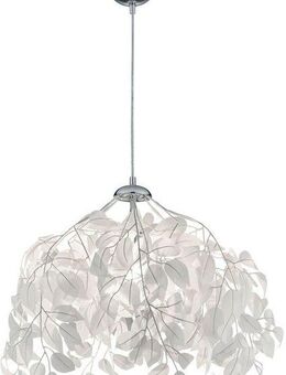 Reality Leuchten Kronleuchter Leavy, ohne Leuchtmittel, warmweiß - kaltweiß, Hängelampe Blatt Design, Pendelleuchte exkl 1xE27 max 28W