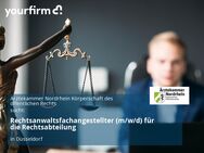 Rechtsanwaltsfachangestellter (m/w/d) für die Rechtsabteilung - Düsseldorf