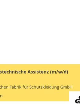 Bekleidungstechnische Assistenz (m/w/d) - Gerolstein