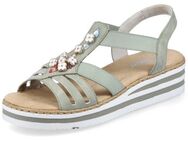 Rieker Riemchensandale, Sommerschuh, Sandalette, Keilabsatz, mit Schmuckelementen