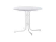 Sieger Gartentisch Rund Ø 86 cm Balkontisch Terrassentisch weiss - Birkenfeld (Baden-Württemberg)