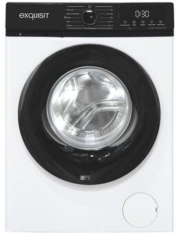 exquisit Waschmaschine WA6312-370A weiss, 6 kg, 11 Programme, Restlaufzeitanzeige, Kindersicheruing