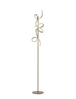 JUST LIGHT Stehlampe CURLS, LED fest integriert, Warmweiß, LED, dimmbar über Schnurdimmer