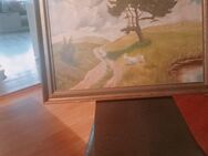 Landschaft Bild Mit Teich Und Tieren Weide Grossmann Munchen - Rosenheim
