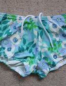 Lahua Beachwear Badehose Swim Trunks Flower Floral Blumen blau XL in 61194