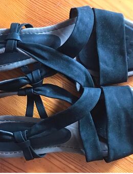 Sommer Sandalen Tamaris Gr 38 Riemensandalen Leder Wildleder - Neuenhagen (Berlin)