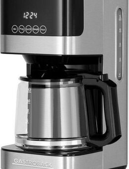 Gastroback Filterkaffeemaschine Design Essential 42701, 1,5l Kaffeekanne, Edelstahlfilter 1x4