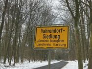 Pferde und Spaziergänger zur Rushhour - Baugrundstück, 1.001,00 m² in Vahrendorf-Siedlung - Rosengarten (Niedersachsen)