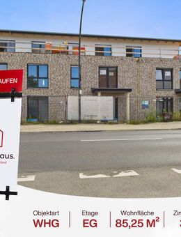 Neubau kurz vor Fertigstellung: Moderne 3-Zimmer-Wohnung mit Terrasse - Lingen (Ems)