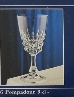 Neu: 6 Kristall Likörgläser 5 cl aus Frankreich - Naumburg (Saale)