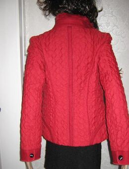 NEU * Edel * klassisch * Stepp- Jacke mit Fake Fur * Webpelz ''BIBA by ESCADA'' Gr. 36- 38/ S * kamin- rot * - Riedlingen Zentrum