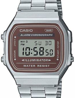 CASIO VINTAGE Chronograph A168WA-5AYES, Quarzuhr, Armbanduhr, Damen, Herren, digital, retro, Stoppfunktion