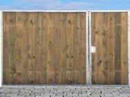 Einfahrtstor Sas Tor Verzinkt mit Pfosten 2 flügelig 500cm x180cm - Hamminkeln
