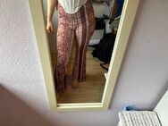 Braun weiße gemusterte Leggins - Atzelgift