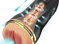 Elektrischer Masturbator Cup 10 Vibration mit 5 Saugmodi Sex Spielzeug für die Männer solo Sex Toys Masturbieren für Männer Taschenmuschi Penis Masturbatoren mit 3D Realistischer Vagina Pussy - Duisburg