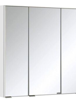 welltime Spiegelschrank Texas Spiegel Badmöbel Badschrank Badspiegel Bestseller mit 3 Türen, Breite 60cm, wahlweise mit LED, Badezimmerspiegelschrank