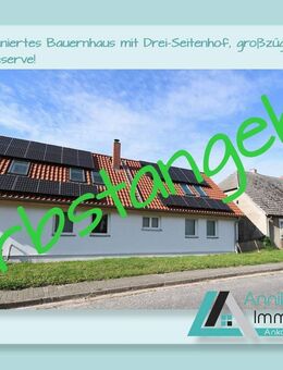 Herbstangebot - Uckermark - Ökologisch saniertes Bauernhaus mit Drei-Seitenhof, großzügigem Garten und Ausbaureserve! - Passow (Brandenburg)