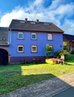 Pörrbach-Freist. Einfamilienhaus m.Landhausflair, Scheune in ruhiger Lage & opt. Baugrundstück - Schwedelbach