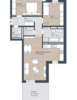 Gut investiert: Sonnenterrasse, Garten, Nähe Pegnitz und Freibad | AfA 5% oder selbst einzeihen - Röthenbach (Pegnitz)