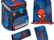 Scooli Schulranzen EasyFit, Spider-Man (Set, 5-tlg)