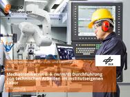 Mechatroniker/in o. ä. (w/m/d) Durchführung von technischen Arbeiten im institutseigenen Labor - Hamburg