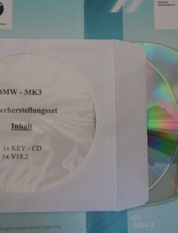 BMW MK3 Wiederherstellungs Software V17 - V18.2 + Key CD - Kempen